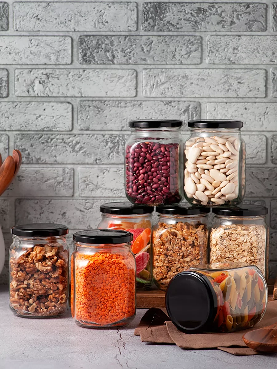 Gloria Nature Cam Saklama Kavanozları Seti 8 Parça 181639900