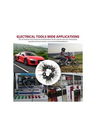 Pazly 39 Adet Tel Terminali Sökme Aracı - Araba Elektrik Bağlantı Seti