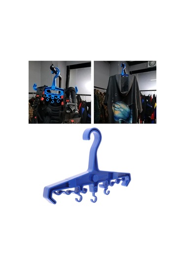 Suntek Wetsuit Askısı Bcd Bc Şnorkel Için Askı Tüplü Mavi Mavi