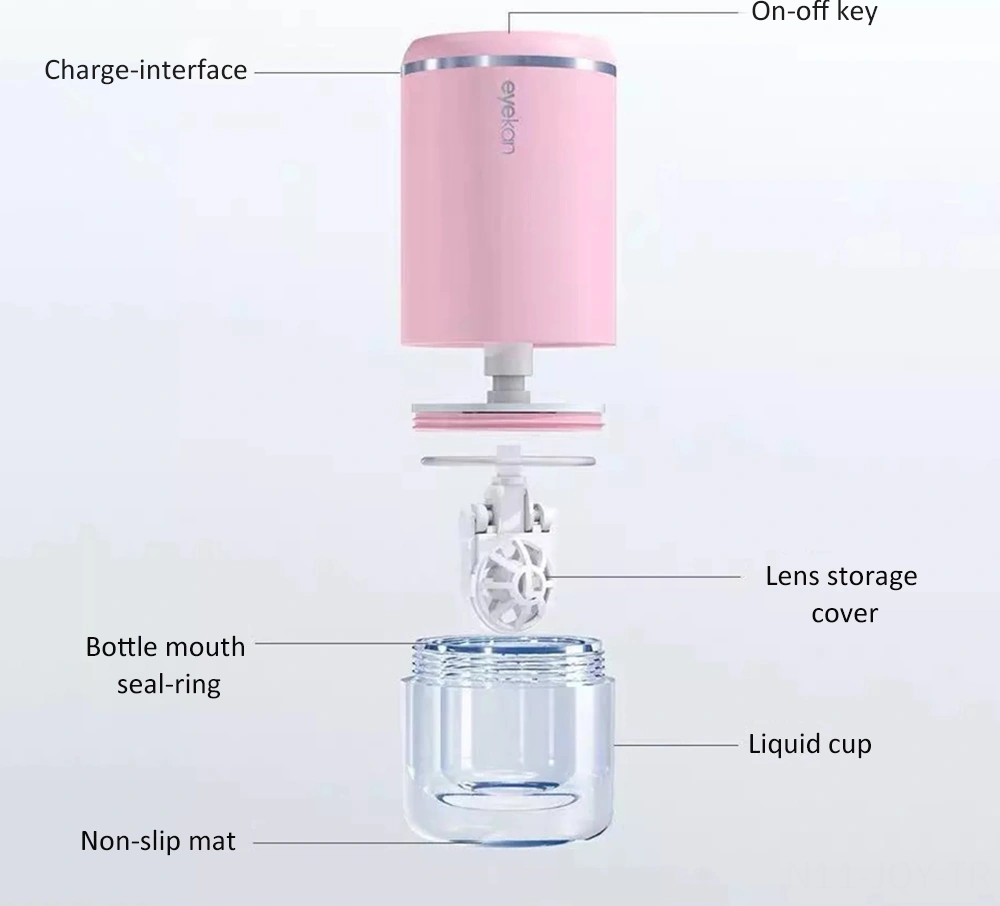 Youmex Otomatik Ultrasonik Lens Temizleyici - Göz Lensleri, Gözlük Ve Mücevherler İçin Sağlıklı Temizlik - Mavi