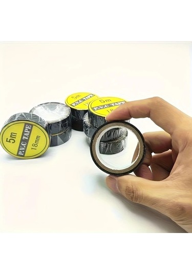 Chenkestoreone 10 Rulot Yüksek Isıya Dayanıklı Siyah Elektrik Bandı - Endüstriyel Ve Ev Kullanımı