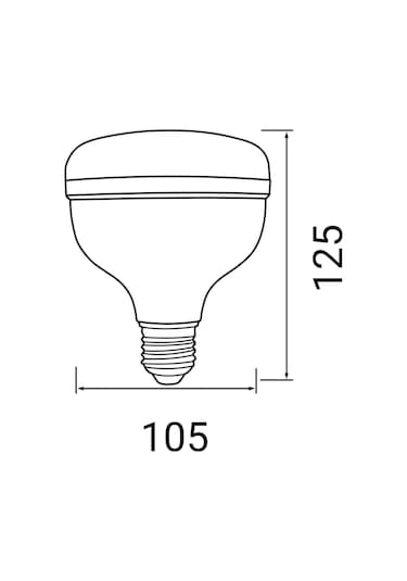 Horoz Crystal-30 30w Led Ampul Beyaz 6400k Tezgah Aydınlatma