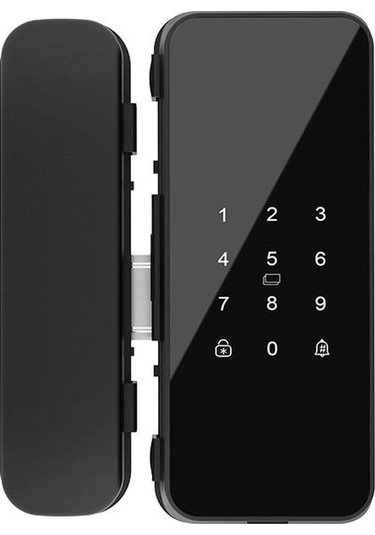 Cam Kapı İçin Şifreli Kartlı Dijital Kilit-kumandalı