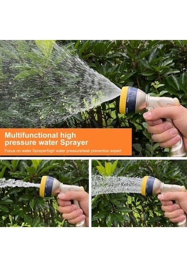 Su Püskürtme Memesi Yüksek Basınçlı Sızdırmaz Ergonomik Saplı Paslanmaz Evrensel Su Hortumu Memesi