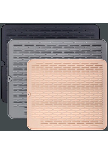 Pazly Suntek Silikon Mat Magideal Lavabo Kurutma-paspas-siyah-45 Kuru Hızlı 40 0.5cm Oo -