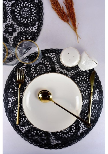 Digithome 6 Lı Amerikan Servisi Supla Yuvarlak Siyah Acr-001 C320.33 Siyah