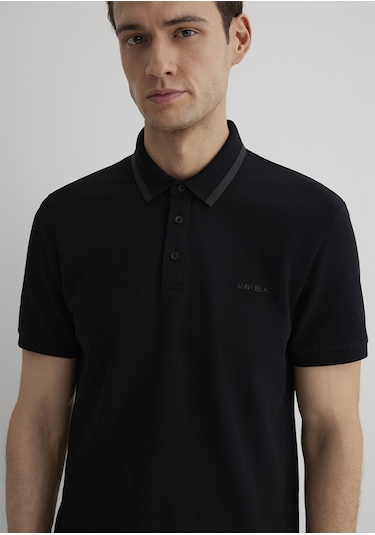 Mavi - Siyah Polo Tişört 0611829-900 Siyah