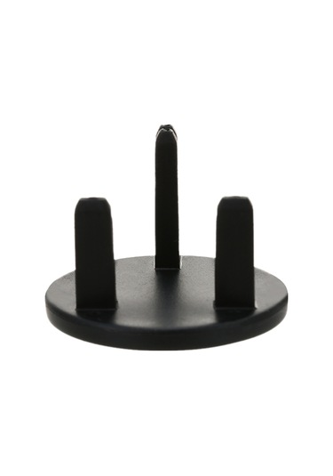 Wezone 6 Adet İngiliz Tipi Beyaz/ Siyah Abs Çocuk Elektrik Soketi Koruyucu Kapağı - Şok Engelleme, Kalıcı Kullanım, Kolay Kurulum