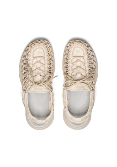 Keen Uneek Astoria Canvas Kadın Sandalet - Ekru