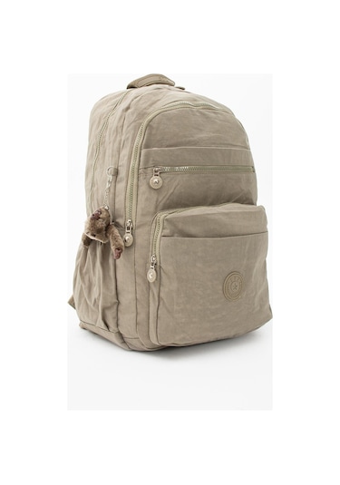 Ultra Hafif Çok Cepli Su Geçirmez Sırt Çantası Unisex Vizon Model: 571-1b - Vizon