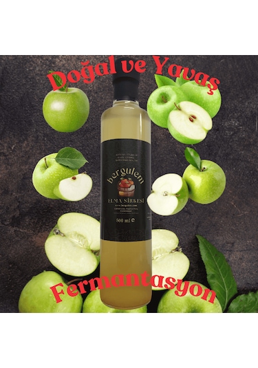 Bergulem Doğal Elma Sirkesi 500 ML