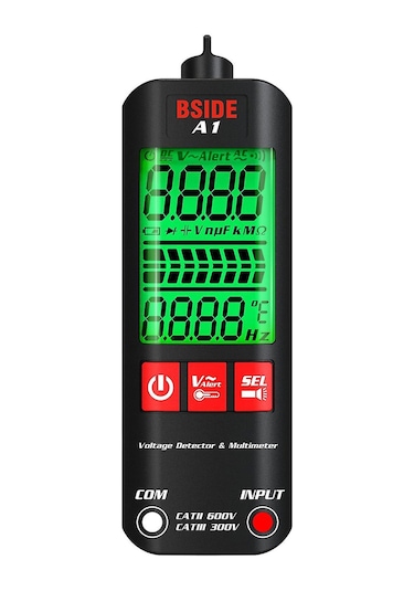 Bside A1 Mini Multimetre Lcd Dijital Test Cihazı Voltaj Dedektörü
