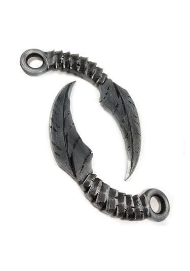 Hayatvesanat Lucifer'den El Yapımı Mazikeen'in Bıçak Hançerleri / 2 Adet (Siyah & Gri)