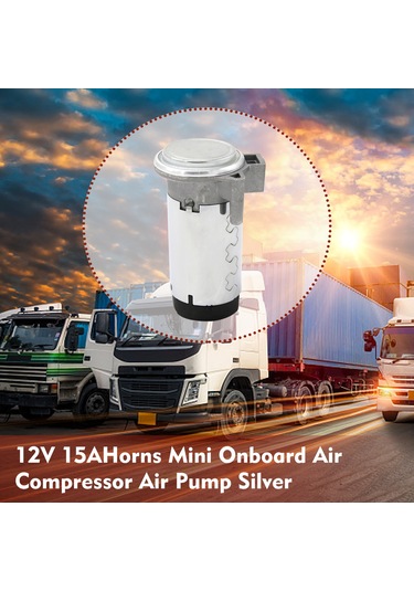 Ximistore9 12v/24v Araç Kompresörü - Yüksek Sesli Korna Sistemi İçin Dayanıklı Plastik Pompa