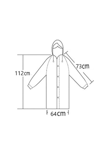 Marlux Unisex Mor Yağmurluk