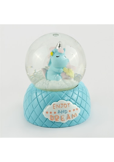 Unicorn Işıklı Kar Küresi Orta Boy