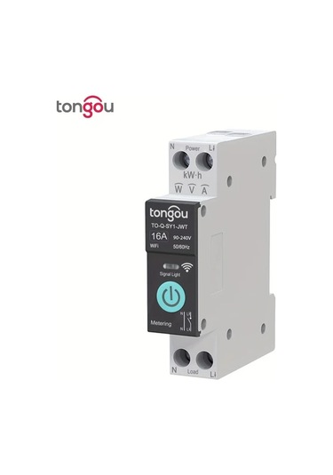 Motion003 1 Adet Tuya Wifi Akıllı Anahtar Kesici Siyah 16a Ölçümlü Mobil Uzaktan Kumanda