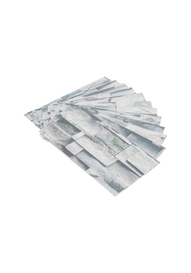 Shineyee 12 Adet Mermer Desenli Pvc Su Geçirmez Zemin/duvar Sticker, Dayanıklı, Kolay Yüklenir, Mutfak/banyo Yenileme, Kıt042 Diğer