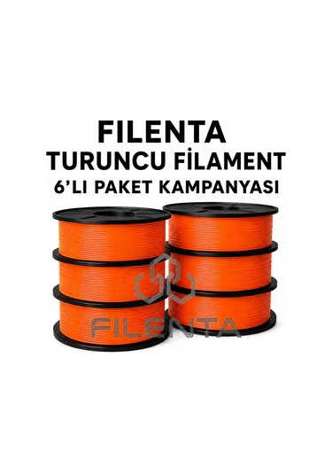 Turuncu Pla Premium Filmanet 6'lı Set