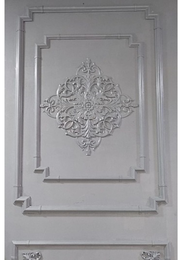 Altın 4lü Set Çıta Uyumlu Dekoratif M Köşe Motifi