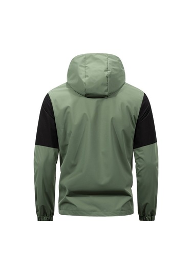 Erkek Outdoor Spor Günlük Rüzgar Geçirmez Ceket Yeşil