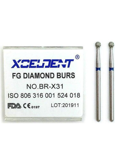 10 Adet Elmas Diş Burs Matkaplar Yüksek Hızlı El Aleti Kolu 1.6mm Diş Hekimi Diş Parlatma Araçları Br-x31