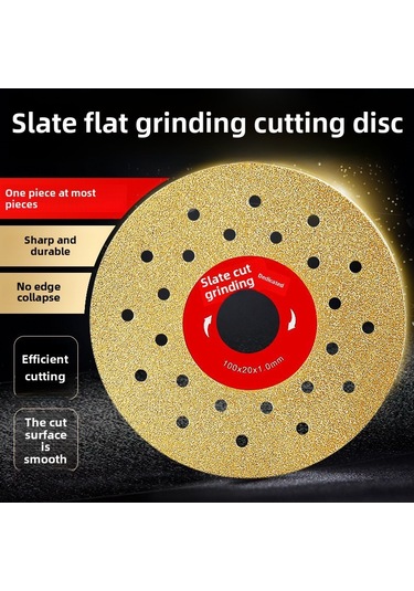 Hombey Kaya Taşı Kesme Ve Zımparalama Diski, 45 Derece Köşe Oluşturma, Kenar Düzenleme, Çatlamaz, Açı Zımpara Makinesi Uyumlu