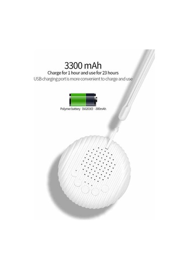 Teltree Taşınabilir Bebek Uyku Makinesi - 10 Rahatlatıcı Ses, Otomatik Gürültü Algılama Ve Şarjlı Pil İle Uzun Süreli Kullanım