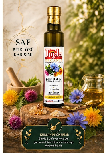 Hepar Deve Dikeni Karahindiba Mavi Hindiba Özü 250 ML
