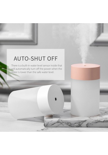 Kosona 260ml Usb Nemlendirici: Otomobil/ofis İçin Sessiz Çalışma, 2 Modlu Sprey, Otomatik Kapatma Ve Led Gece Işığı