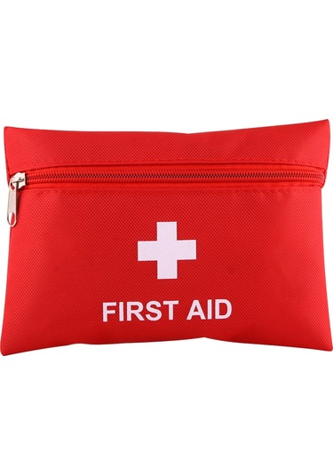 Sones Çantalı 2 Adet Taşınabilir İlk Yardım Çantası, Dezenfektan Pedleri, Gazlı Bezler, Makas, Yara Bandı Ve Cımbız Dahil, Rastgele Renk Teslimatı