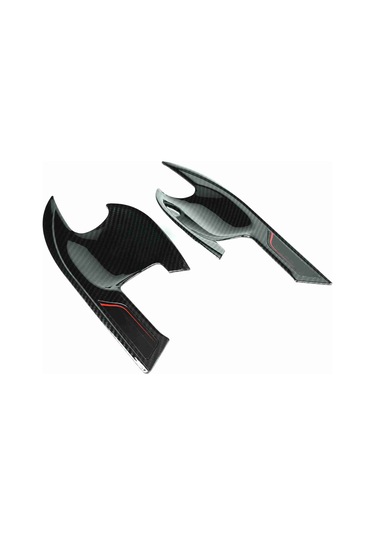 Shineyee Honda Accord 2018 10. Nesil Kapı Kolu Kapağı 4'lü Set - Karbon Desenli Abs Malzeme - Dayanıklı Ve Zırhlayıcı Dekoratif Aksesuar