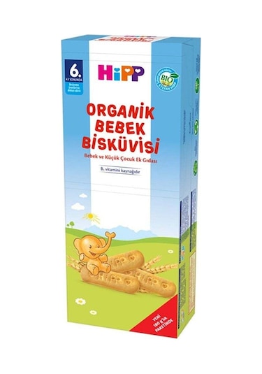 Hipp Organik Bebek Bisküvisi 180  G