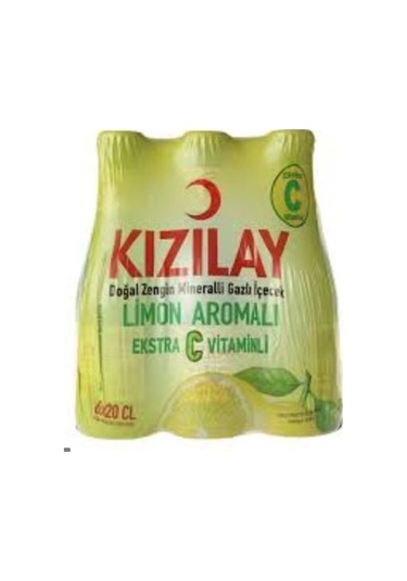 Kızılay Maden Suyu Limon Aromalı C Vitaminli 6 x 200 ML