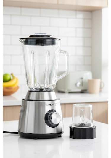 Sokany SK-155 350 W 1.5 LT Kristal Cam Hazneli Blender