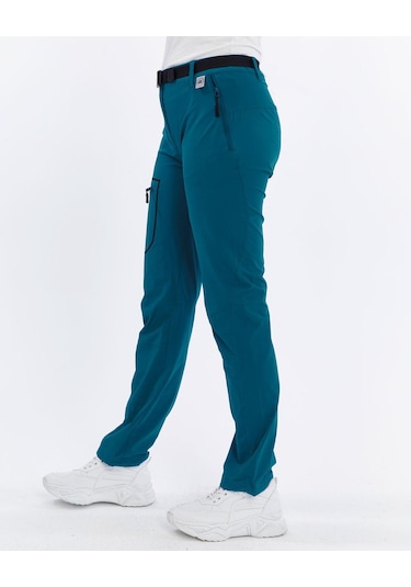 Mapamyumco Quick Dry Kadın Trekking Pantolon-mavi Mavi