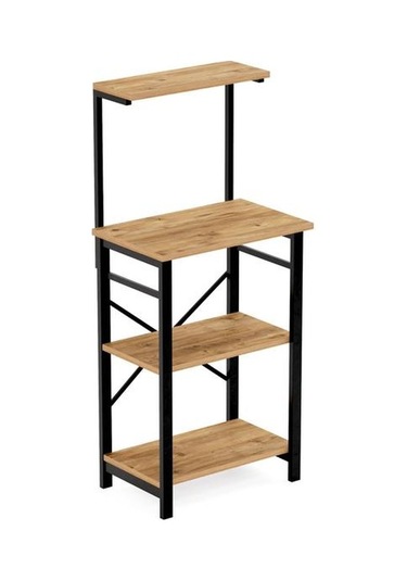 Ceramical Çok Amaçlı Mutfak Bangosu - Atlantik Çam - 128x40x60 Cm Atlantik Çam