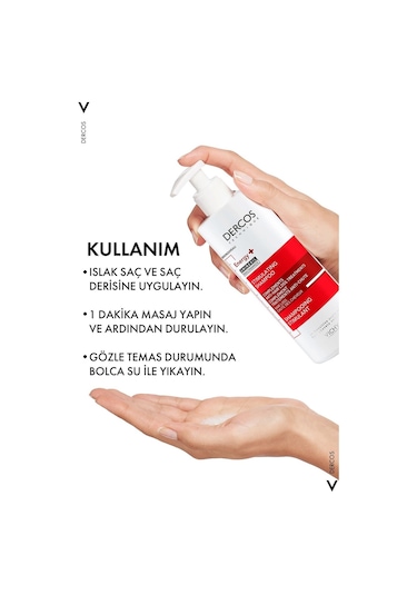 Vichy Dercos Saç Dökülmesine Karşı Bakım Şampuanı 2 x 400 ML