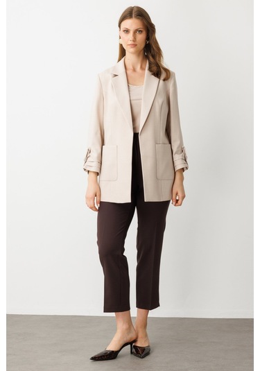 Kadın Ceket Ekol 25yekl04530 Taş