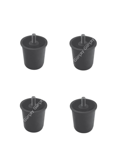 Gürçayhirdavat Gürçay Yatak Baza Ayağı 6Cm Plastik M10 Diş (4 Adet)