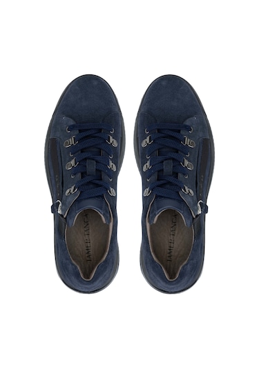 Tamer Tanca Erkek Hakiki Deri Lacivert Süet Casual Ayakkabı 383 5653 Erk Ayk Sk23/24 Lacı Suet Lacivert