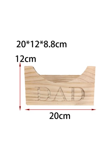 Suntek Ahşap Baba Şapka Tutucu Kutusu Günlük-renk-yazısı