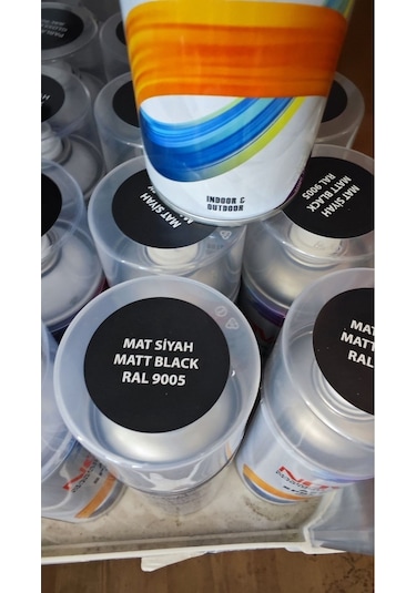 Novax Akrilik Sprey Boya 400 Ml Mat Siyah