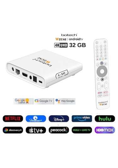 Botech Wzone 32 Gb 4k Android Tv Box