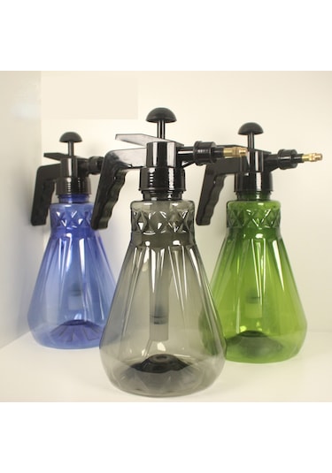 Tcherchı 1.5 L Pnömatik Ev Yağmurlama Plastik Bahçe Sulama Kovası Mavi