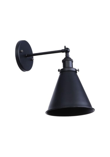 Riolight Retro Siyah Mafsallı Metal Aplik Siyah