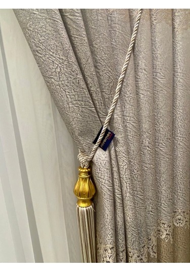 Lora Gri 1/3 Sık Pile Fon Perde Apm Gri