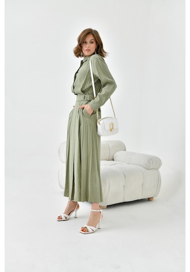 Ftz Women Kadın Modal Etekli Takım Haki 30714-haki Haki