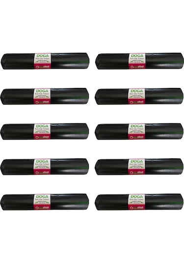 Ecoplast 240 L Siyah Hantal Konteyner Çöp Torbası 700 G 10 x 10'lu 120 x 150 CM
