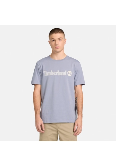 Timberland Kennebec River Linear Logo Erkek T-shirt-32655 Gri
